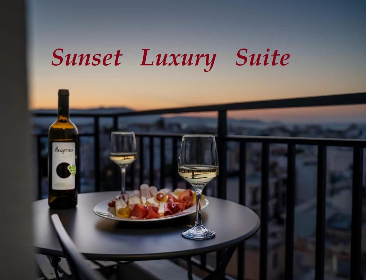 Sunset Luxury Suite - Rooftop Apartment In The City Center Kandiye Dış mekan fotoğraf